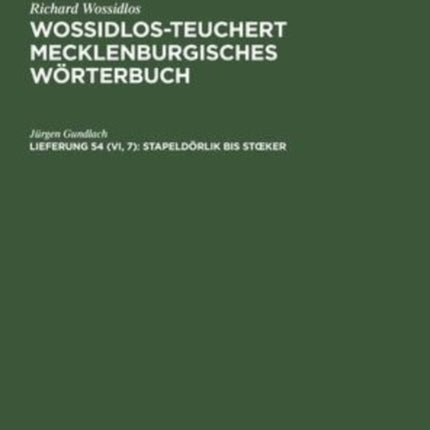 Stapeldörlik Bis Stoeker
