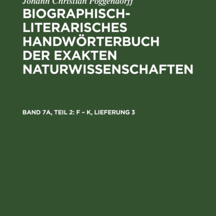 F - K, Lieferung 3
