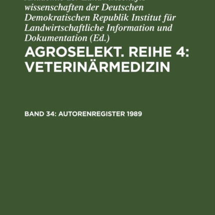 Autorenregister 1989
