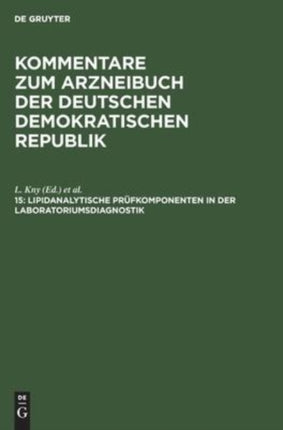 Lipidanalytische Prüfkomponenten in Der Laboratoriumsdiagnostik