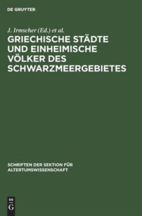 Griechische Städte Und Einheimische Völker Des Schwarzmeergebietes