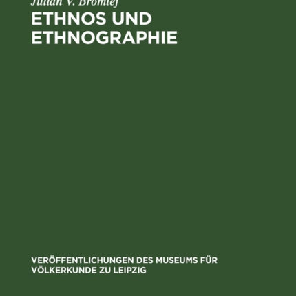 Ethnos Und Ethnographie