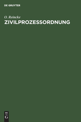 Zivilprozessordnung: Nachtrag Und Deckblätter
