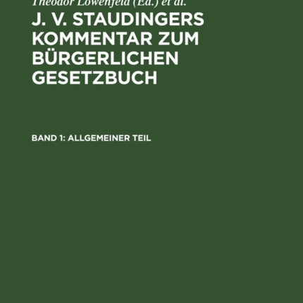 Allgemeiner Teil