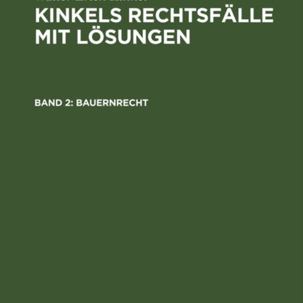 Bauernrecht