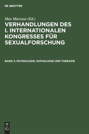 Physiologie, Pathologie Und Therapie