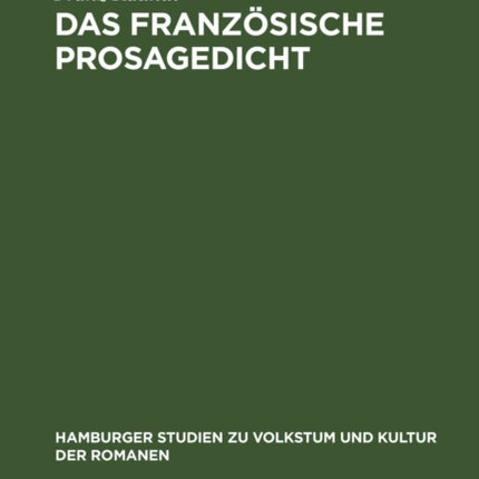 Das Französische Prosagedicht