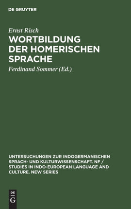 Wortbildung Der Homerischen Sprache