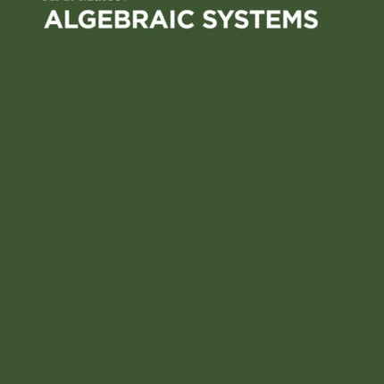 Algebraic Systems