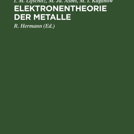 Elektronentheorie Der Metalle