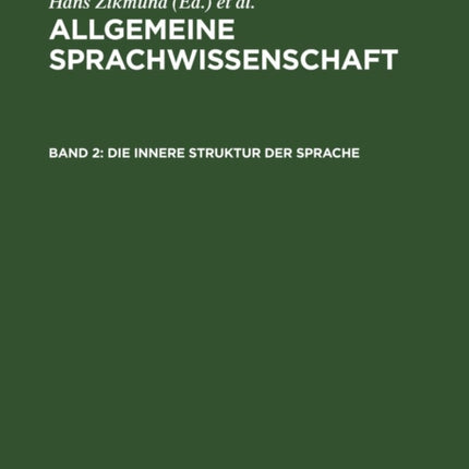 Die Innere Struktur Der Sprache