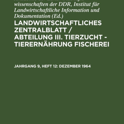 Dezember 1964