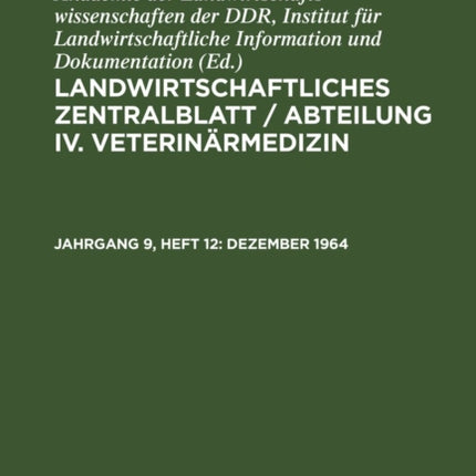 Dezember 1964