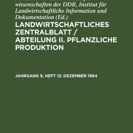Dezember 1964
