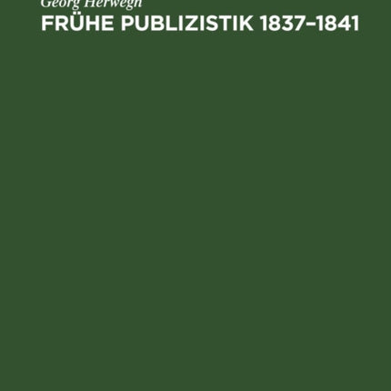 Frühe Publizistik 1837-1841
