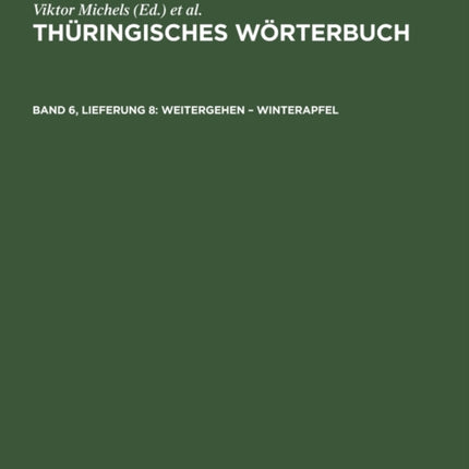 Weitergehen - Winterapfel