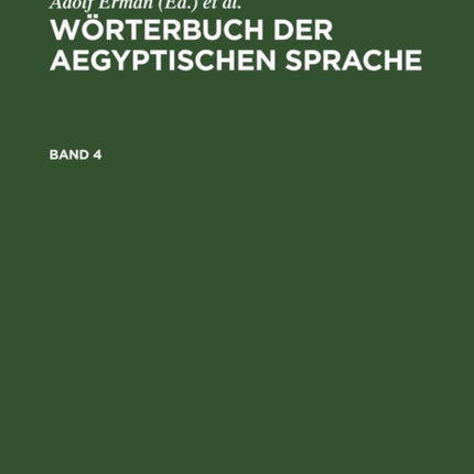 Die Belegstellen, Band 4