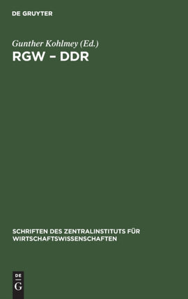 Rgw - Ddr: 25 Jahre Zusammenarheit