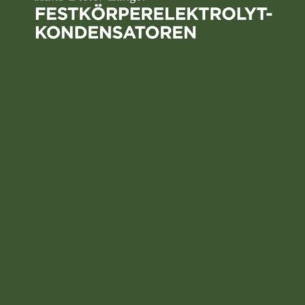 Festkörperelektrolytkondensatoren