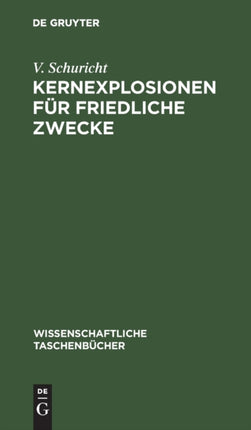 Kernexplosionen Für Friedliche Zwecke