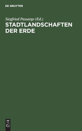 Stadtlandschaften Der Erde