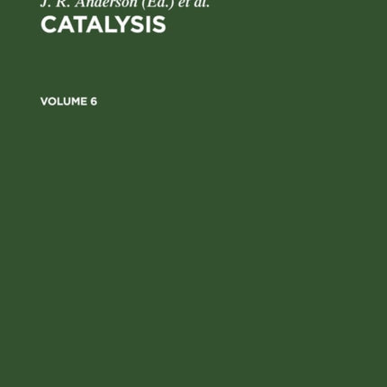 Catalysis. Volume 6