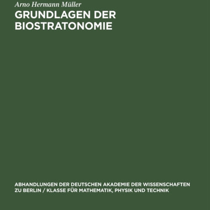 Grundlagen Der Biostratonomie