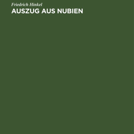 Auszug Aus Nubien
