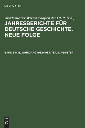 Teil 2. Register