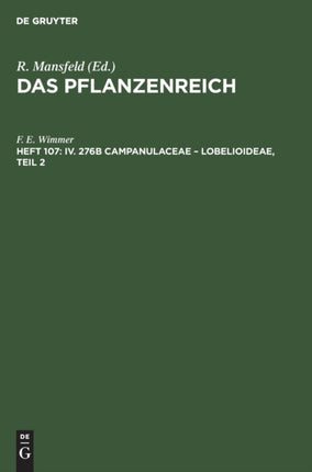IV. 276b Campanulaceae - Lobelioideae, Teil 2