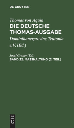 Masshaltung (2. Teil): II-II: 151-170