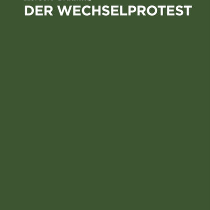 Der Wechselprotest