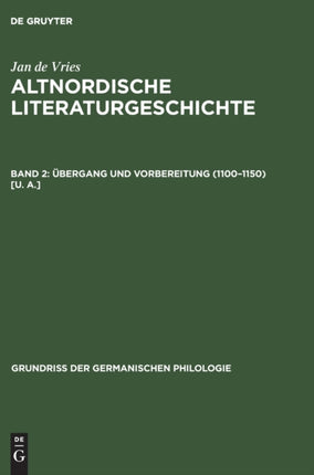Übergang Und Vorbereitung (1100-1150) [U. A.]