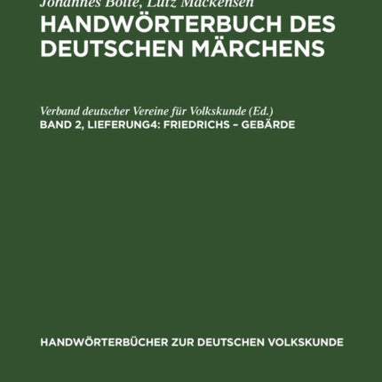 Friedrichs - Gebärde