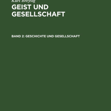 Geschichte Und Gesellschaft