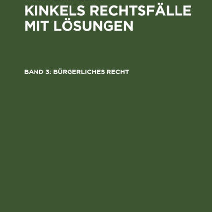 Bürgerliches Recht