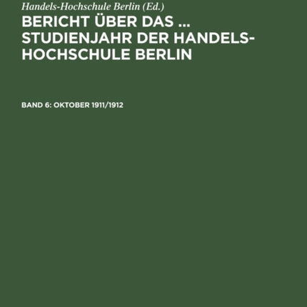 Oktober 1911/1912
