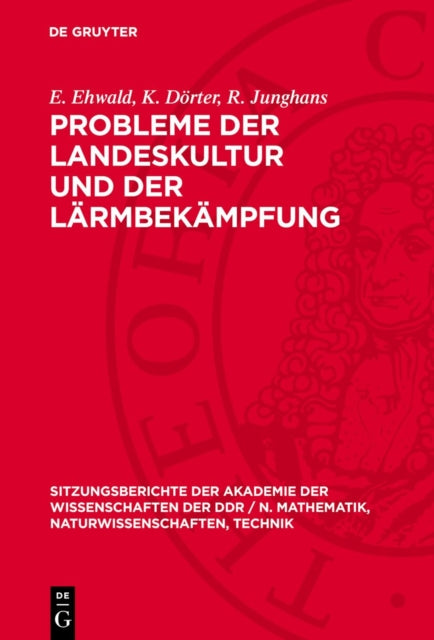 Probleme Der Landeskultur Und Der Lärmbekämpfung