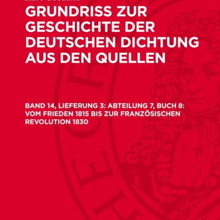 Abteilung 7 Buch 8 Vom Frieden 1815 Bis Zur Französischen Revolution 1830