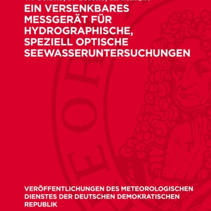 Ein Versenkbares Meßgerät Für Hydrographische
