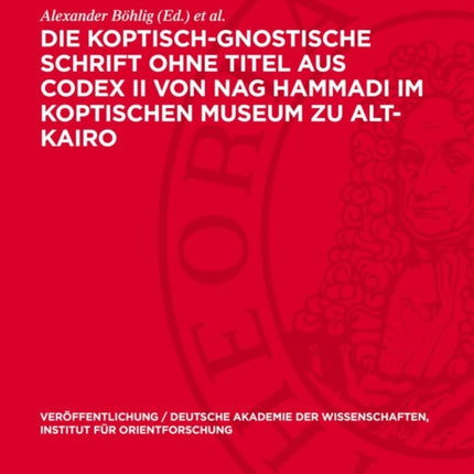 Die KoptischGnostische Schrift Ohne Titel Aus