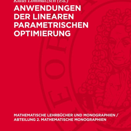 Anwendungen Der Linearen Parametrischen