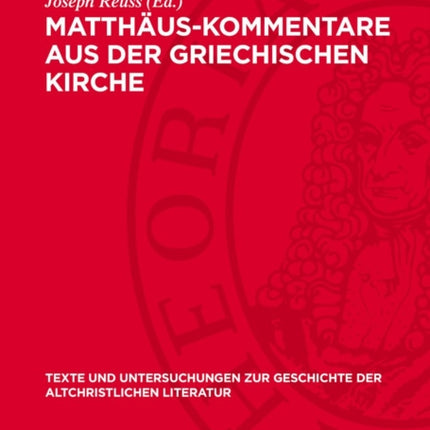 MatthäusKommentare Aus Der Griechischen Kirche