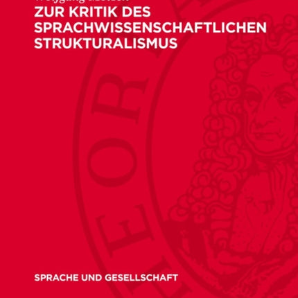 Zur Kritik Des Sprachwissenschaftlichen