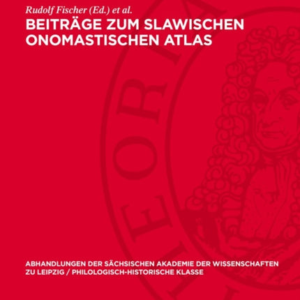 Beiträge Zum Slawischen Onomastischen Atlas