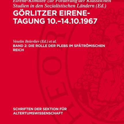 Die Rolle Der Plebs Im Spätrömischen Reich