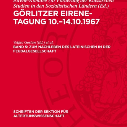 Zum Nachleben Des Lateinischen in Der