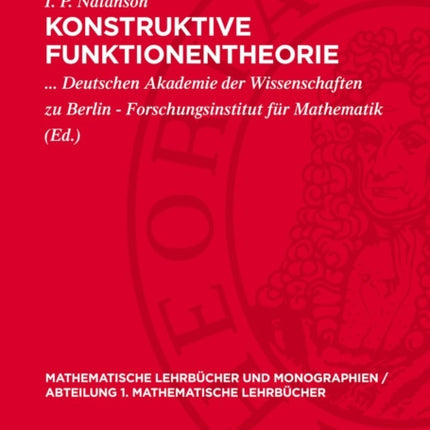Konstruktive Funktionentheorie