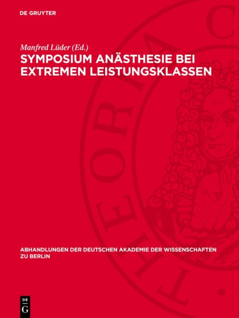 Symposium Anästhesie Bei Extremen