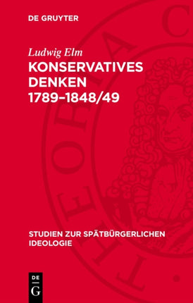 Konservatives Denken 1789184849